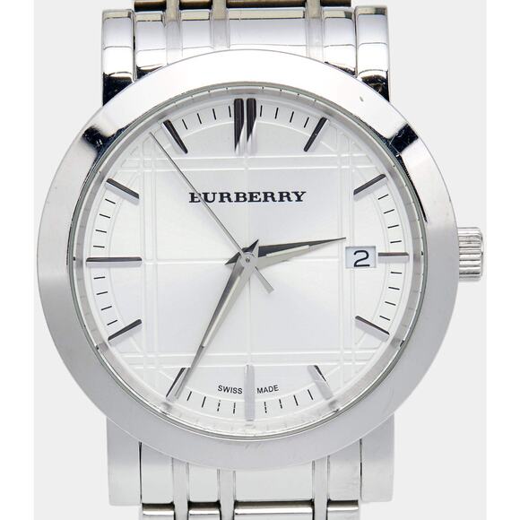 BURBERRY Unisex Heritage 38mm Silver Stainless Steel Swiss Watch main image 4